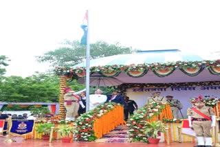 CM Baghel took salute of  parade