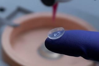 First 3D printed cornea  L V Prasad Eye Institute  Indian Institute of Technology Hyderabad  ക്രിത്രിമ കോർണിയ  ട്രാൻസ്പ്ലാന്‍റേഷൻ  3 ഡി പ്രിന്‍റഡ് ഹ്യൂമൻ കോർണിയ  Centre for Cellular and Molecular Biology  3D printed cornea  Hyderabad  3 ഡി പ്രിന്‍റഡ് കോർണിയ  3 ഡി പ്രിന്‍റ് ചെയ്‌ത കോർണിയ  ഹൈദരാബാദിലെ ശാസ്‌ത്രജ്ഞർ  ഹൈദരാബാദ്  മനുഷ്യ കോർണിയ ടിഷ്യു