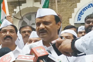 Ajit Pawar on Vande Mataram over phone in office