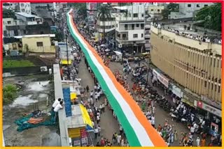 india largest flag in Ichalkaranji