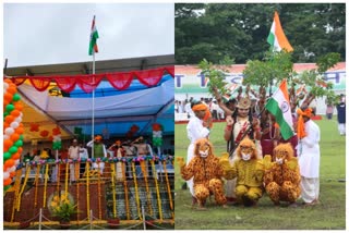 Minister hoisted Flag at Gandhi Stadium