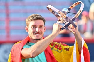 Pablo Carreno Busta defeats Hubert Hurkacz to win canadian open  Pablo Carreno Busta  Pablo Carreno Busta win canadian open  canadian open  കനേഡിയന്‍ ഓപ്പണ്‍  പാബ്ലോ കരേനോ ബുസ്റ്റ