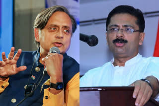 shashi tharoor  kt jaleel controversial remarks  shashi tharoor against kt jaleel  kt jaleel remarks on jammu kashmir  തരൂർ  ശശി തരൂര്‍  കെടി ജലീല്‍ വിവാദ പരാമര്‍ശം  ജലീല്‍ ആസാദ് കശ്‌മീര്‍  ആസാദ് കശ്‌മീര്‍  കെടി ജലീലിനെതിരെ തരൂര്‍