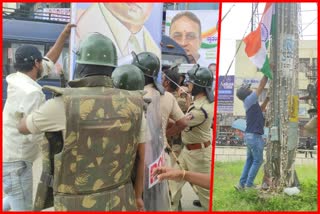 Veer Savarkar Flex vacated in Shivamogga of karnataka Section 144 enforced