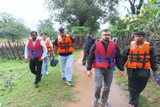 Flood in rural areas of Dantewada