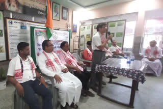 blood donation camp in bihali on the occasion of independence day