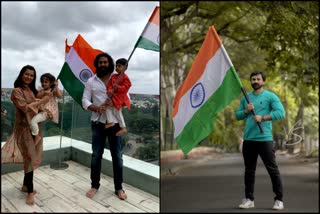 kannada-actors-carried-the-tricolor-flag-and-showed-their-love-for-the-country