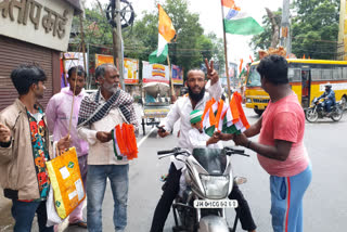 Smile on faces of flag vendors from tricolor Har Ghar campaign