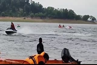 Water adventure sports meet at Tilaiya Dam