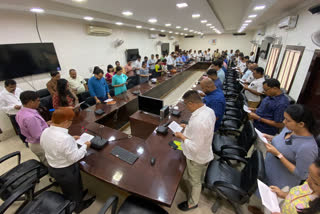 condolence meeting at morigaon district collector office