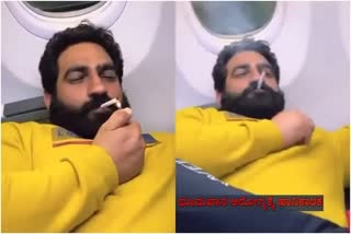 Case against social media influencer for smoking inside SpiceJet plane