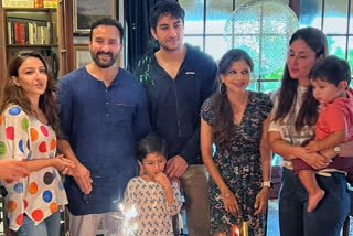 Saif Ali Khan celebrates 52nd birthday,Saif Ali Khan birthday pics,Bollywood star Saif Ali Khan,ಬಾಲಿವುಡ್​ ನಟ ಸೈಫ್ ಅಲಿ ಖಾನ್,ನಟ ಸೈಫ್ ಅಲಿ ಖಾನ್ ಹುಟ್ಟುಹಬ್ಬ,ಸೈಫ್ ಅಲಿ ಖಾನ್ ಟಾಪ್​ ಸಿನಿಮಾಗಳು