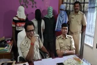 POLICE ARRESTED DACOITY GANG AND SEIZED MONEY IN BALANGIR
