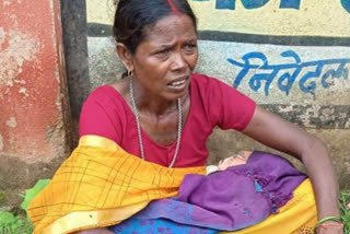 Jharkhand: Woman with dead child waited for 7 hours to meet child's father lodged in jail