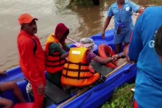 SDRF team rescues people trapped in Meshwo river of Aravalli