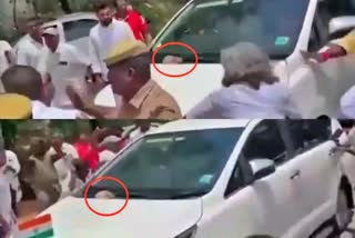 Court custody  Court custody for three women  Case of throwing slipper on Finance Minister car  Finance Minister car issue  throwing slipper on Finance Minister car  three women custody in slipper issue  ptr  ptr car slipper issue  madurai news  madurai latest news  நிதியமைச்சர் வாகனத்தில் செருப்பு வீசிய வழக்கு  செருப்பு வீசிய வழக்கு மூன்று பெண்களுக்கு நீதிமன்ற காவல்  நீதிமன்ற காவல்  பிடிஆர் கார் மீது செருப்பு வீசிய வழக்கு  நிதி அமைச்சர் பி டி ஆர் பழனிவேல் தியாகராஜன்  பாஜக மகளிரணி  10 பேர் கைது  நிபந்தனை ஜாமீன்  அரசு ராஜாஜி மருத்துவமனை  செருப்பு வீசிய வழக்கில் பாஜக மகளிர் அணி