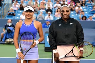 Emma Raducanu  Serena Williams  Cincinnati Masters  സിൻസിനാറ്റി ഓപ്പണ്‍  സിൻസിനാറ്റി ഓപ്പണ്‍ എമ്മ റാഡുകാനു രണ്ടാം റൗണ്ടില്‍  എമ്മ റാഡുകാനു  സെറീന വില്യംസ്  വെസ്റ്റേൺ ആന്‍ഡ് സതേൺ ഓപ്പണ്‍  Western and Southern Open