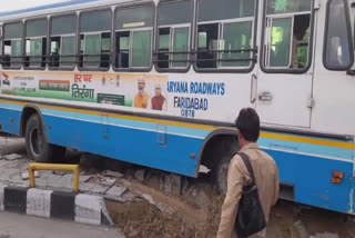 bus accibus accident in Panipatdent at Panipat toll