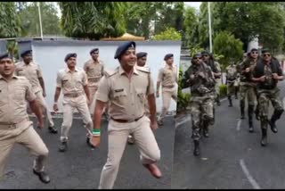 Giridih policemen groove on Bollywood number  viral dance of Jharkhand police dance in independence day programme  viral dance of Jharkhand police  Jharkhand police dance in independence day programme  Jharkhand police dance  വൈറലായി ബോളിവുഡ് സ്റ്റെലില്‍ പൊലീസിന്‍റെ നൃത്ത ചുവടുകള്‍  സോഷ്യല്‍ മീഡിയയില്‍ വൈറലായി ബോളിവുഡ് സ്റ്റെലിലുള്ള ജാര്‍ഖണ്ഡ് പൊലീസിന്‍റെ നൃത്ത ചുവടുകള്‍  സോഷ്യല്‍ മീഡിയയില്‍ വൈറലായി പൊലീസിന്‍റെ ഡാന്‍സ്  ബോളിവുഡ് സ്റ്റെലിലുള്ള ജാര്‍ഖണ്ഡ് പൊലീസിന്‍റെ ഡാന്‍സ്  ജാര്‍ഖണ്ഡ് ഗിരിധ് റസിഡന്‍സിയല്‍ ക്യാംപസില്‍ പൊലീസിന്‍റെ ഡാന്‍സ്  ജാര്‍ഖണ്ഡ് പുതിയ വാര്‍ത്തകള്‍  ജാര്‍ഖണ്ഡ് ഏറ്റവും പുതിയ വാര്‍ത്ത