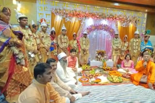 eight couples tied knot at Mass Marriage ceremony in Sagar