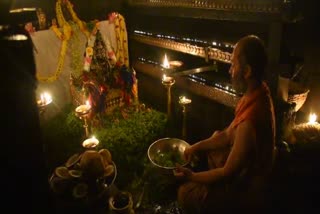 Puja at Udupi Krishna Mutt