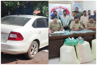 ganja smuggler arrested in durg