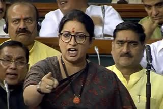 Goa MLA demand PM modi to remove Smriti Irani