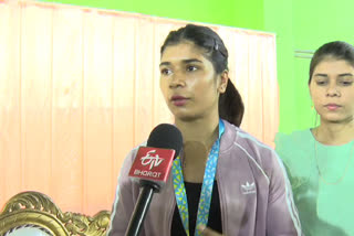 Telangana's young boxer Nikhat Zareen