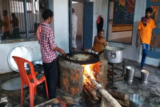 Malpua being made on Janmashtami