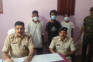 Three youths arrested with brown sugar and desi katta