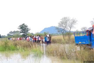 FLOOD WATER RUSHES INTO MANIPUR VILLAGE OF NAYAGARH DISTRICT