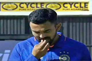 The Indian captain KL Rahul  The Indian captain KL Rahul video viral  national anthem  Harare Sports Club  India vs Zimbabwe  India tour of Zimbabwe  भारत का जिम्बाब्वे दौरा  हरारे स्पोर्टस क्लब  भारत vs जिम्बाब्वे  केएल राहुल  राष्ट्रगान  sports news in hindi