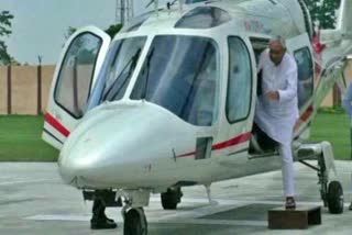 CM नीतीश कुमार का हेलीकॉप्टर