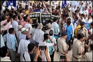 protest in Rewari against Jalore student death case