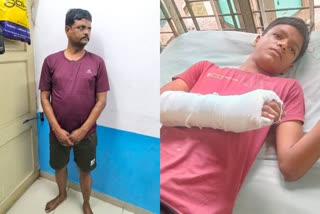 15 കാരന് നേരെ വെടിയുതിർത്ത് പിതാവ്  father shot at his son for just a dispute over mobile  Retired army man Fired on his son Due to usage mobile instead of studies  സൂറത്തിൽ മകന് നേരെ വെടിയുതിർത്ത് പിതാവ്  ധർമേന്ദ്ര ഭായ് ഓംപ്രകാശ്  അമിത മൊബൈൽ ഉപയോഗത്തിന്‍റെ പേരിൽ മകനെ വെടിവെച്ച് പിതാവ്  father fired at the son In surat