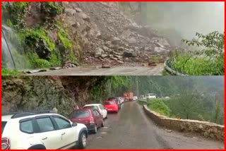 Landslide in Shoghi