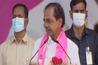 Munugodu result should send a message to the country, KCR in bypoll meeting