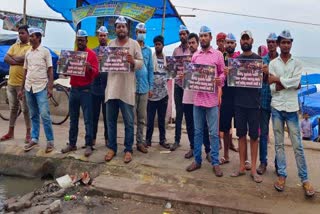 road problem in puri sea beach