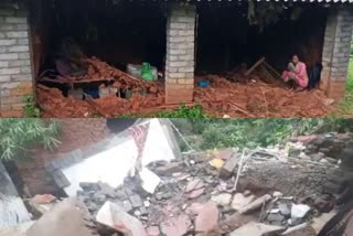 Odisha Rain four die in wall collapse  Odisha Rain update  Rain Claims 6 Lives Including 5 Minors In Odisha  ഒഡീഷയിൽ ദുരിതം വിതച്ച് പേമാരി  ഒഡീഷയിൽ കനത്ത മഴ തുടരുന്നു  Odisha rain latest update  odisha rain news  odisha weather news  ഒഡീഷയിൽ വെള്ളപ്പൊക്കം  ഒഡീഷയിൽ വീടിന്‍റെ ഭീത്തി ഇടിഞ്ഞുവീണ് മരണം  വീടിന്‍റെ ഭിത്തി ഇടിഞ്ഞുവീണ് അഞ്ച് കുട്ടികൾ ഉൾപ്പെടെ ആറ് മരണം  മയൂർഭഞ്ച്