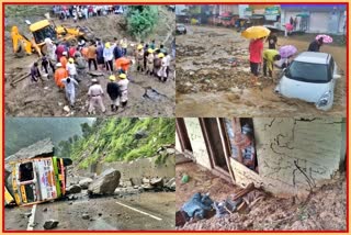 Damage due to rain in Himachal