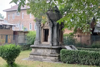 Historical Temple In Jammu Kashmir Payer village in Pulwama has a historic temple