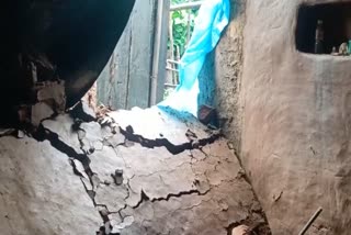 house collapsed due to heavy rain in rayagada