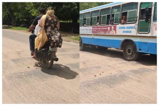 Speed breakers in Bhiwani