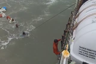 Indian Coast Guard saved fishermen