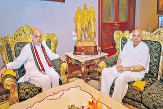 Amit Shah met Ramoji Rao