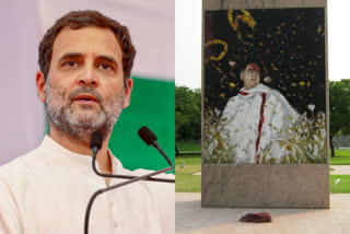 rahul gandhi  rajiv gandhi memorial  sriperumbudur rajiv gandhi memorial  rahul gandhi to launch bharat jodo yatra  bharat jodo yatra  rahul gandhi sriperumbudur rajiv gandhi memorial visit  rahul gandhi paying homage at sriperumbudur rajiv gandhi memorial  രാജീവ് ഗാന്ധി  ഭാരത് ജോഡോ യാത്ര  രാഹുല്‍ ഗാന്ധി ശ്രീപെരുംപുത്തൂർ രാജീവ് ഗാന്ധി സ്‌മാരകം  രാജീവ് ഗാന്ധി സ്‌മാരകം  ശ്രീപെരുംപുത്തൂർ രാജീവ് ഗാന്ധി സ്‌മാരകം  രാജീവ് ഗാന്ധി സ്‌മാരകം രാഹുല്‍ ഗാന്ധി സന്ദര്‍ശനം  സെല്‍വപെരുന്തഗൈ  കോണ്‍ഗ്രസിന്‍റെ ഭാരത് ജോഡോ യാത്ര