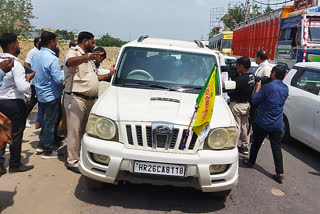 Sanyukt Kisan Morcha Mahapanchayat Security and Police Checking on Delhi Borders