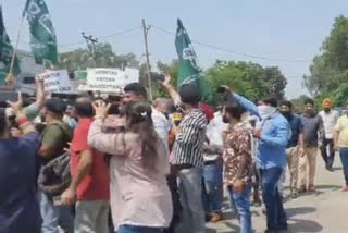 PDP protest march in Jammu