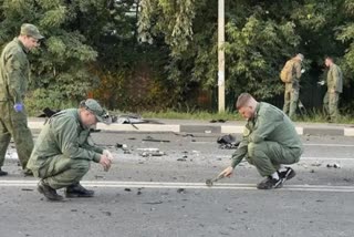 Russia claims Ukrainian detonated car blast in Moscow