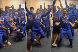 Indian team winning celebration